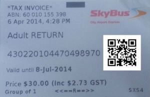 Ticket For Melbourne To The Airport