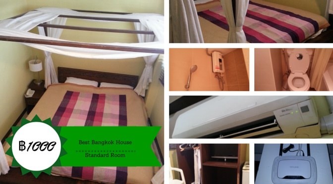 Standard 1000 Bhat Room in Best Bangkok House Hotel Pratunam