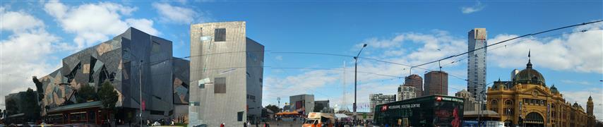 Federation Square Corner Flinders
