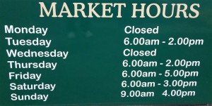 Trading Hours of the Queen Victoria Market