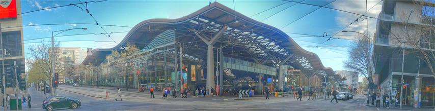 Southern Cross Station View From the South East Corner