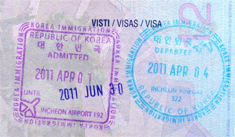 Visa Stamps