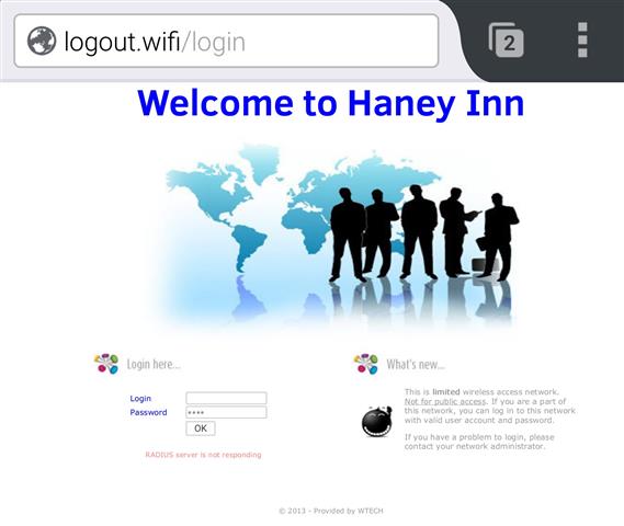 Honey Inn Internet System