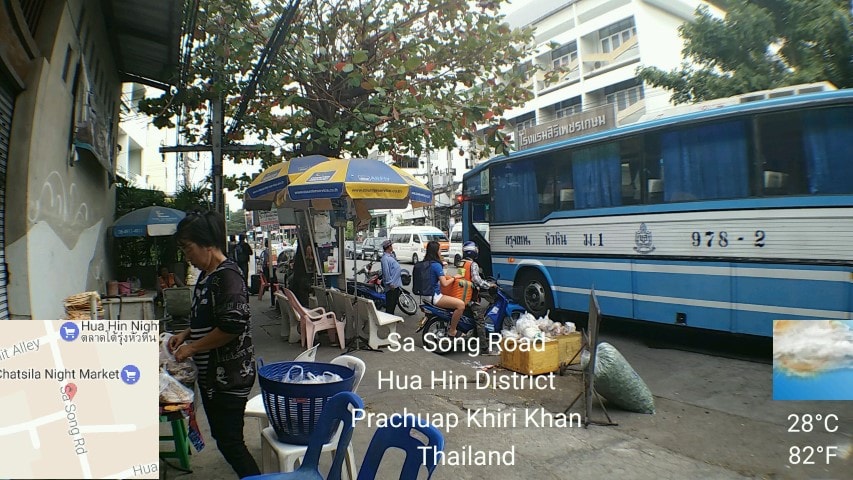 Bangkok to Hua Hin Drop Off Zone With Map