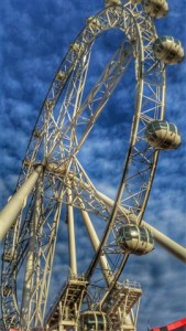 Melbournes Observation Wheel Close Up