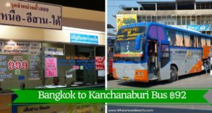 Bangkok to Kanchanaburi Bus Trip