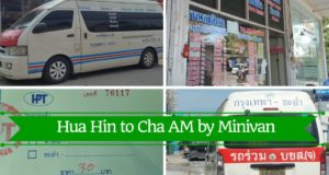 Hua Hin to Cha Am via Minivan