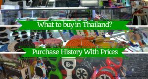 What to buy in Thailand and How Much Was Paid